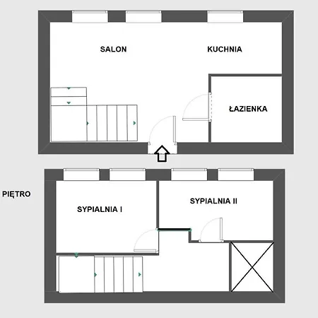 A.s. Kosciuszki Dwupoziomowy Apartment